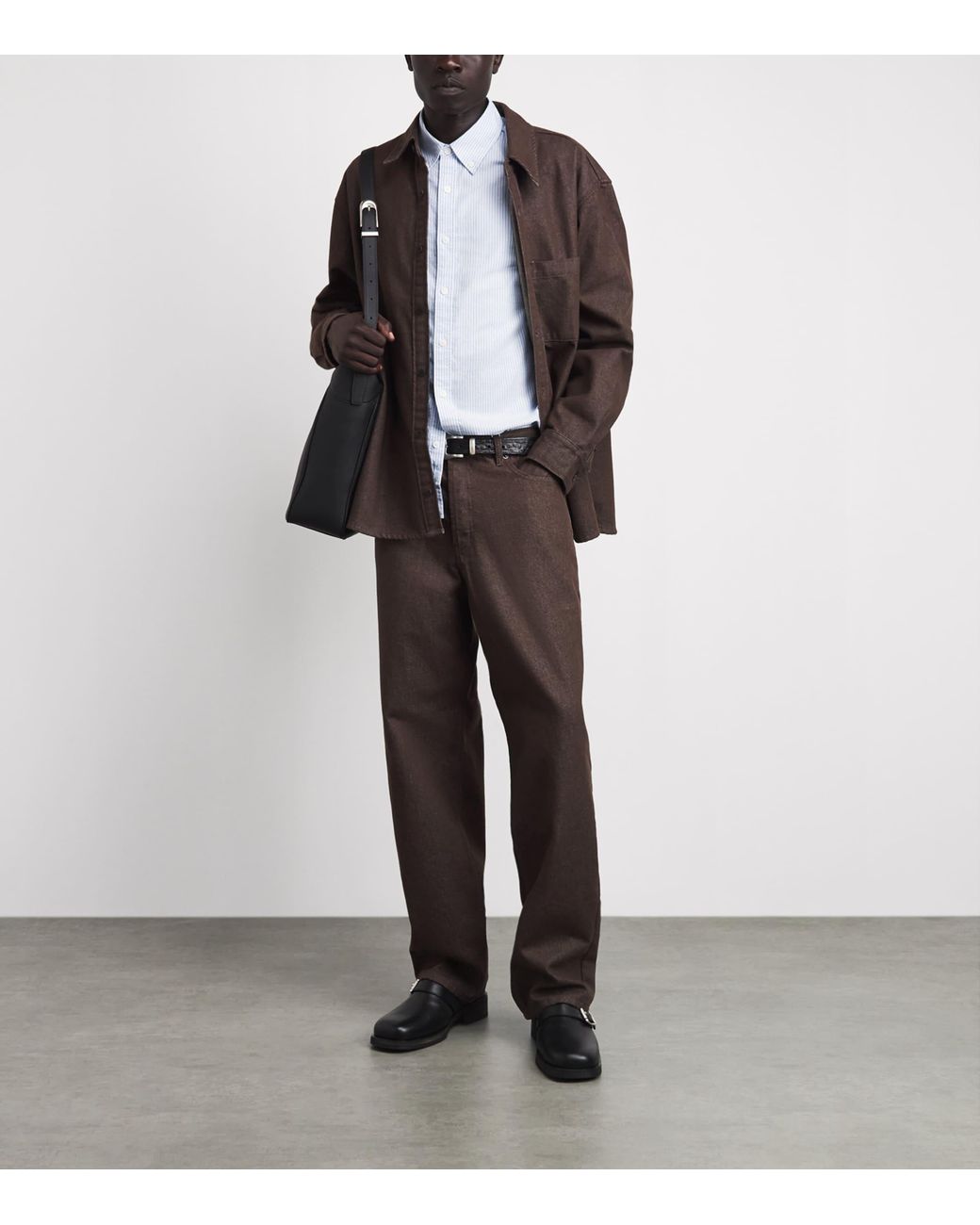 Rag & Bone White Cotton Stripe Shirt for men