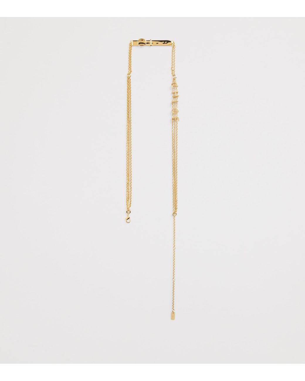 Chloé White Chain Jewel Belt