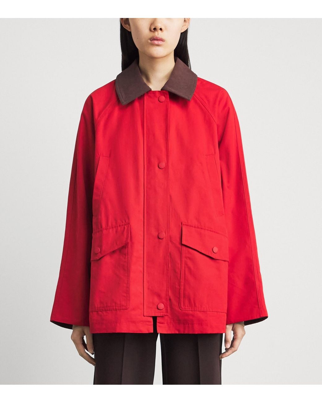 Varley Red Rylan Parka Jacket