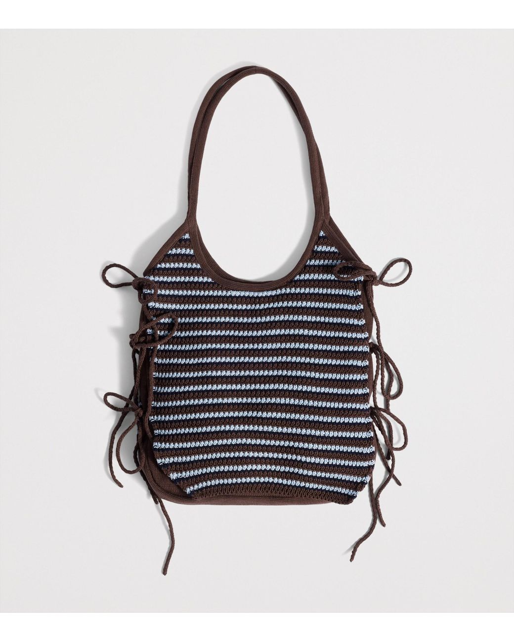 Miu Miu Black Crochet Ivy Tote Bag