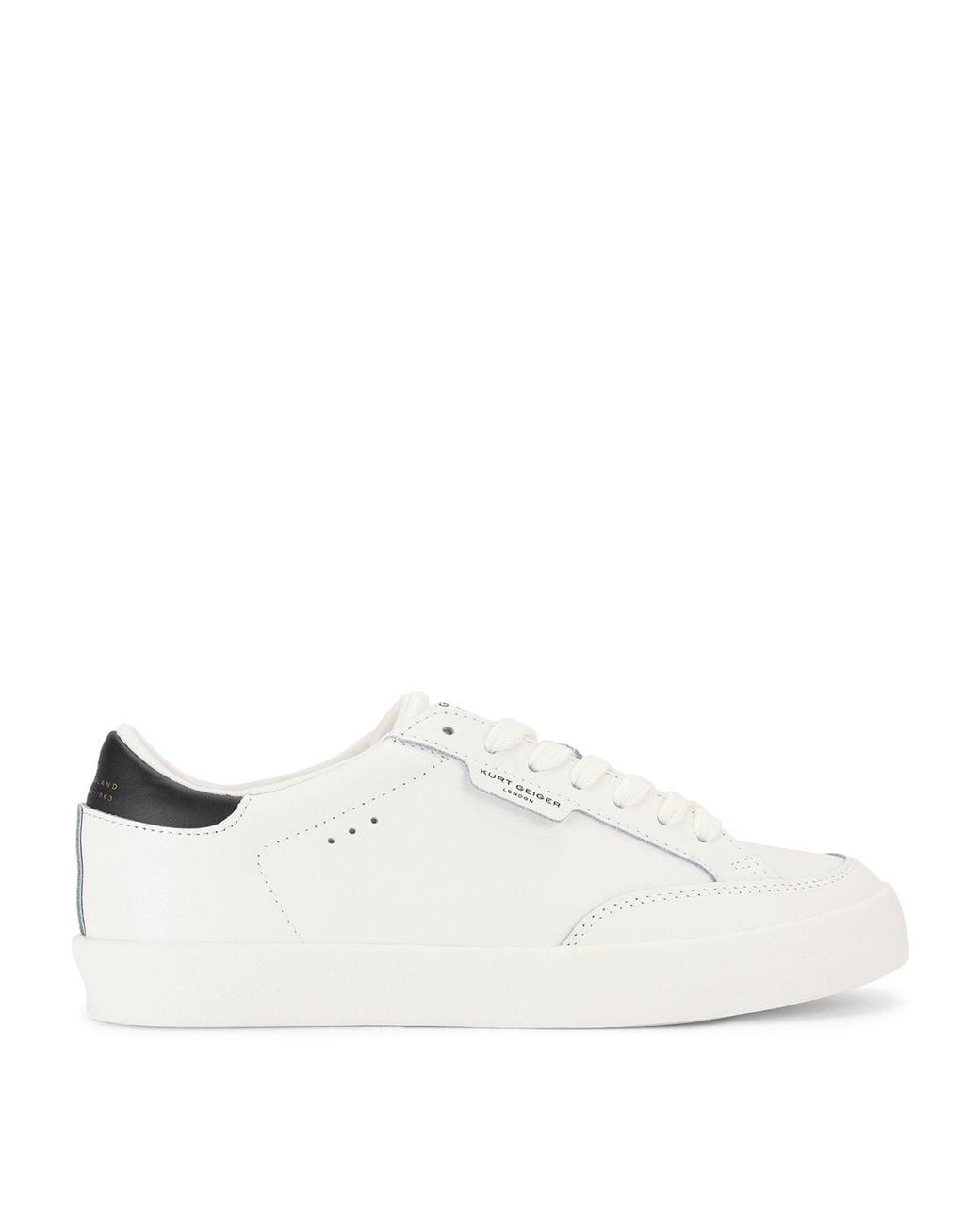 Kurt Geiger White Leather London Sneakers