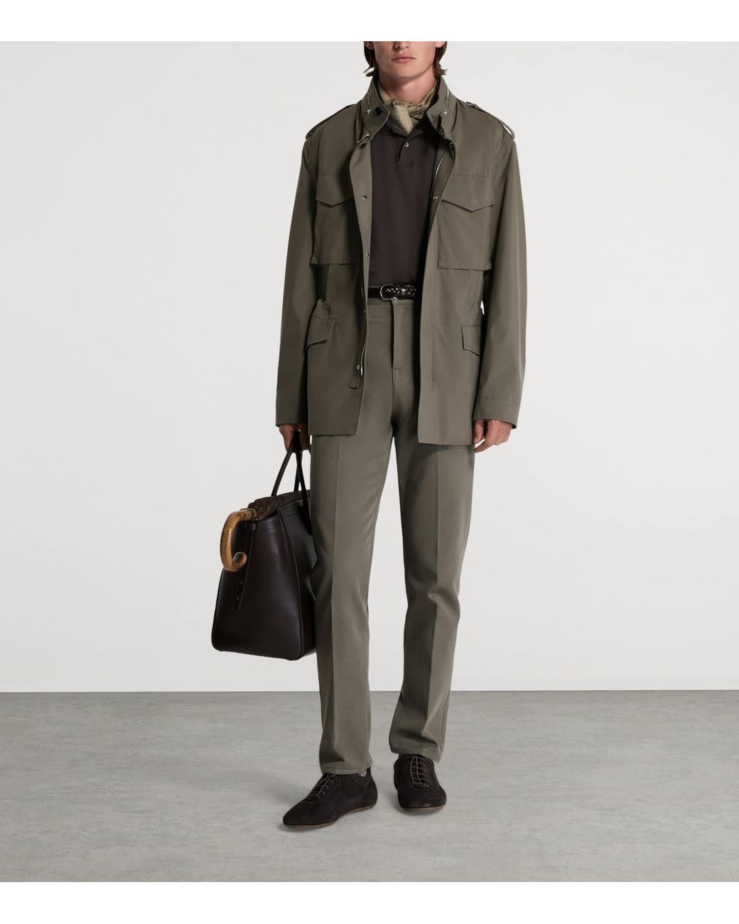 Dunhill Green Field Jacket for men