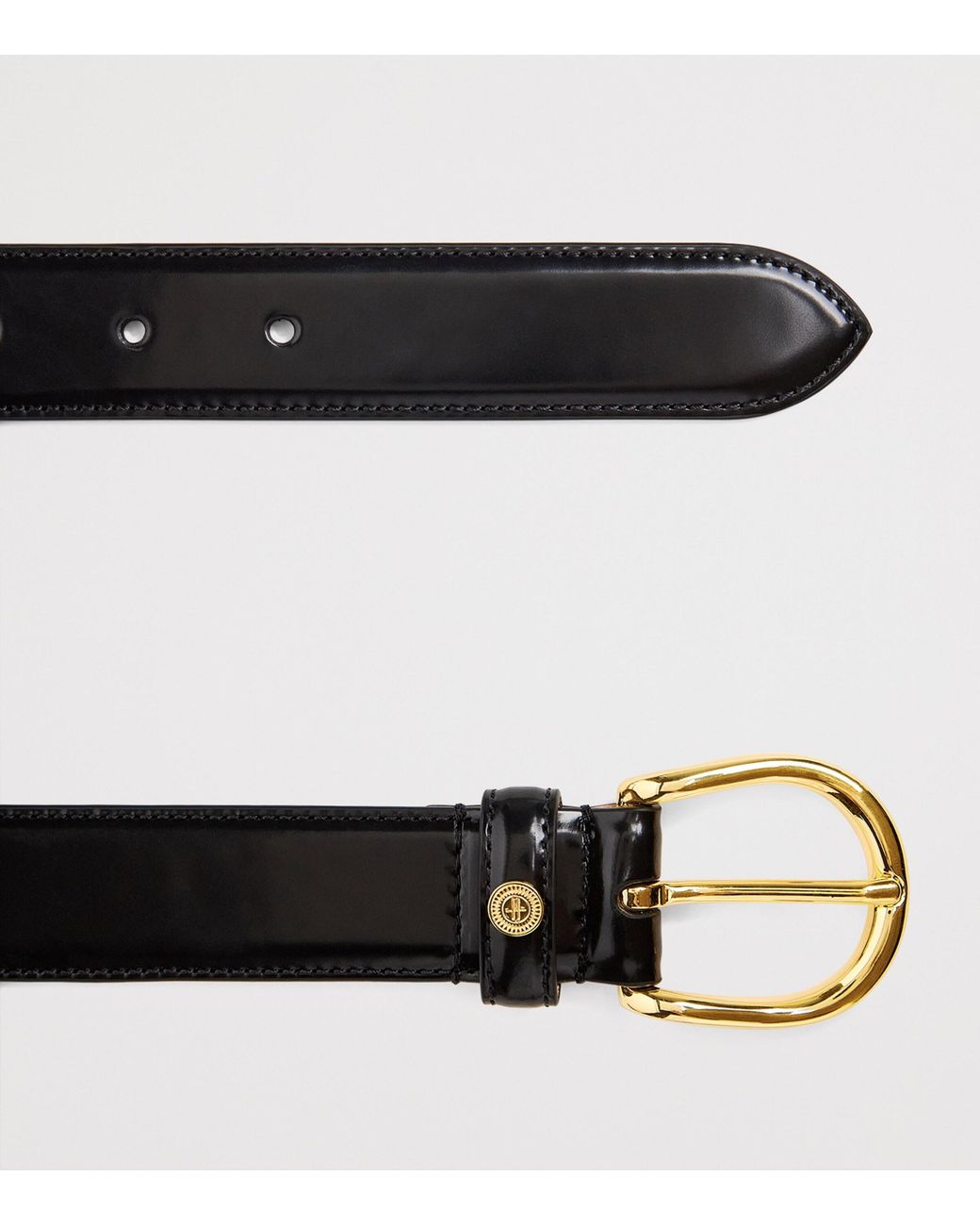 Harrods Black Leather Belt