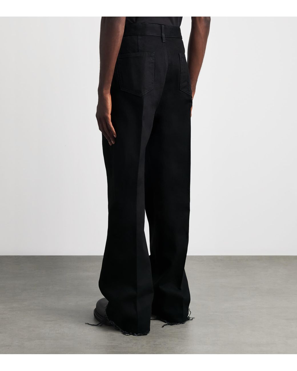 Rick Owens Black Geth Straight Jeans for men