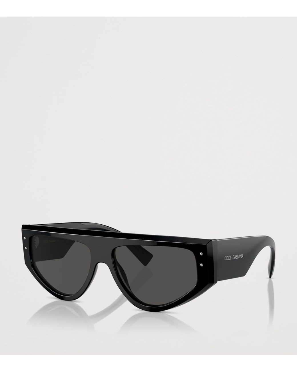 Dolce & Gabbana Black Rectangle Sunglasses for men