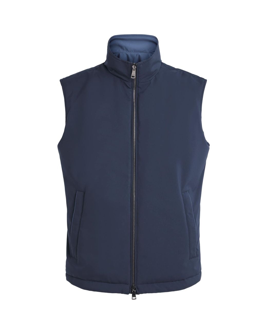 Paul & Shark Blue Padded Reversible Gilet for men