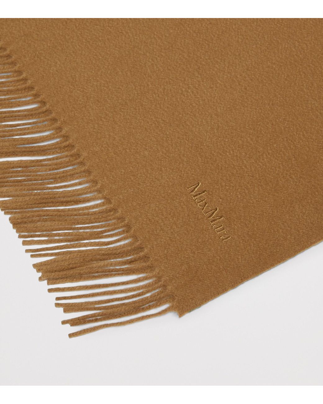 Max Mara Brown Cashmere Square Scarf