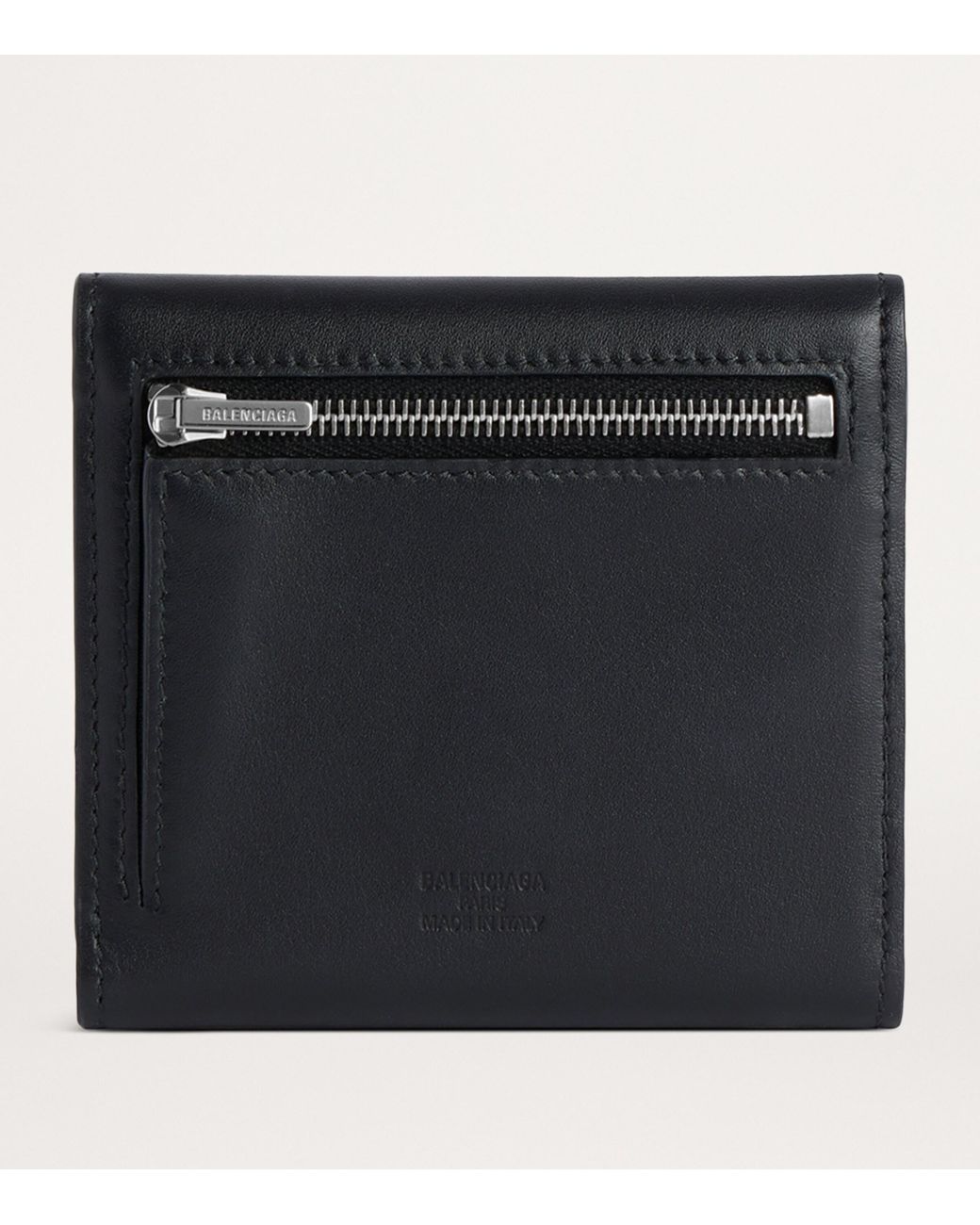 Balenciaga Mini Leather Rodeo Wallet in Black for Men | Lyst