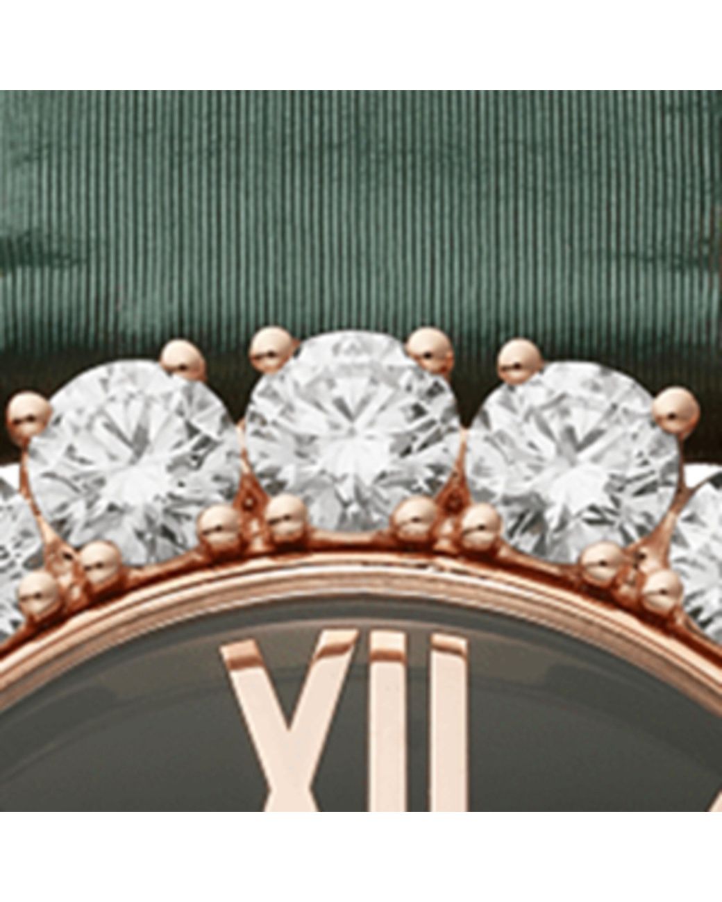 Chopard Metallic Medium And Diamond Heure Du Diamant Oval Watch