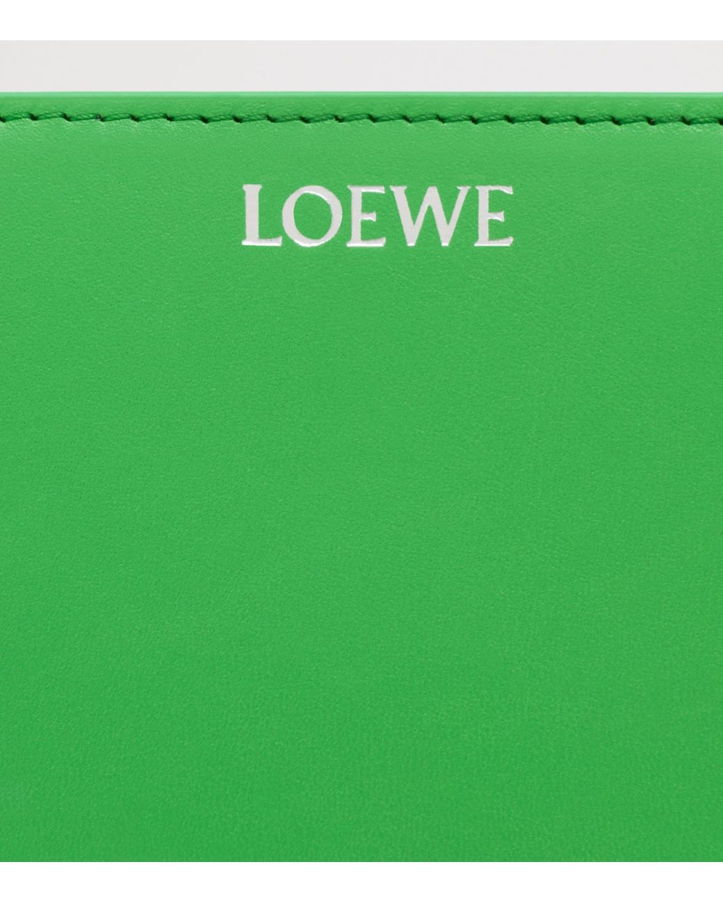 Loewe Green Leather Knot Wallet