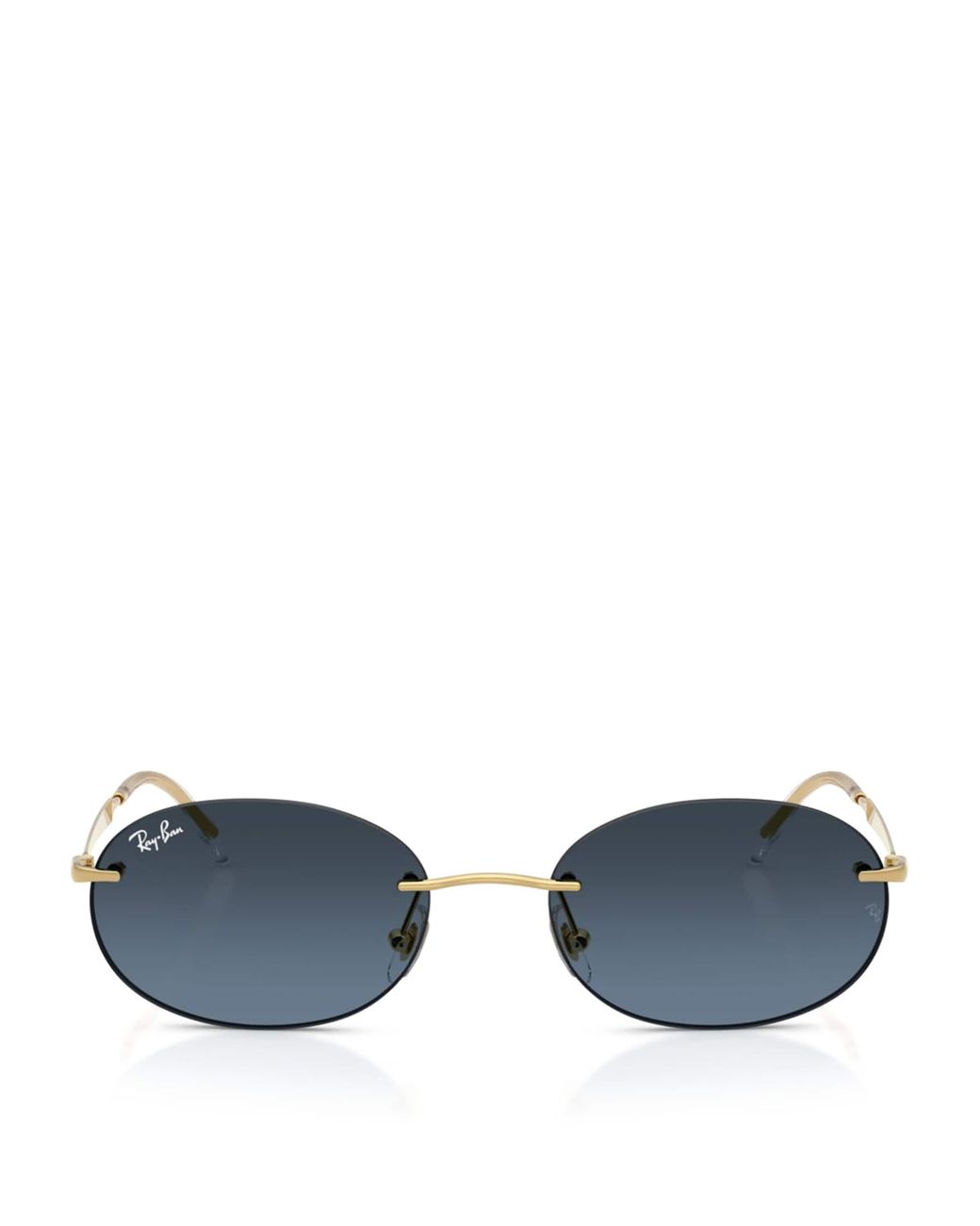 Ray-Ban Blue Rb3767 Metal Oval Sunglasses