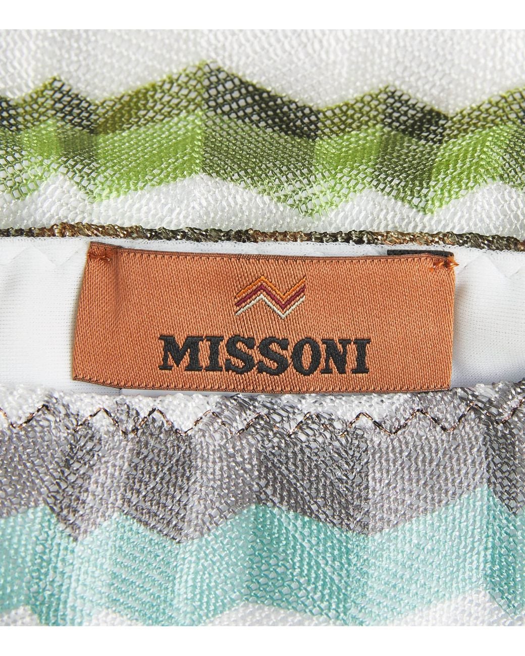 Missoni White Zigzag Triangle Bikini