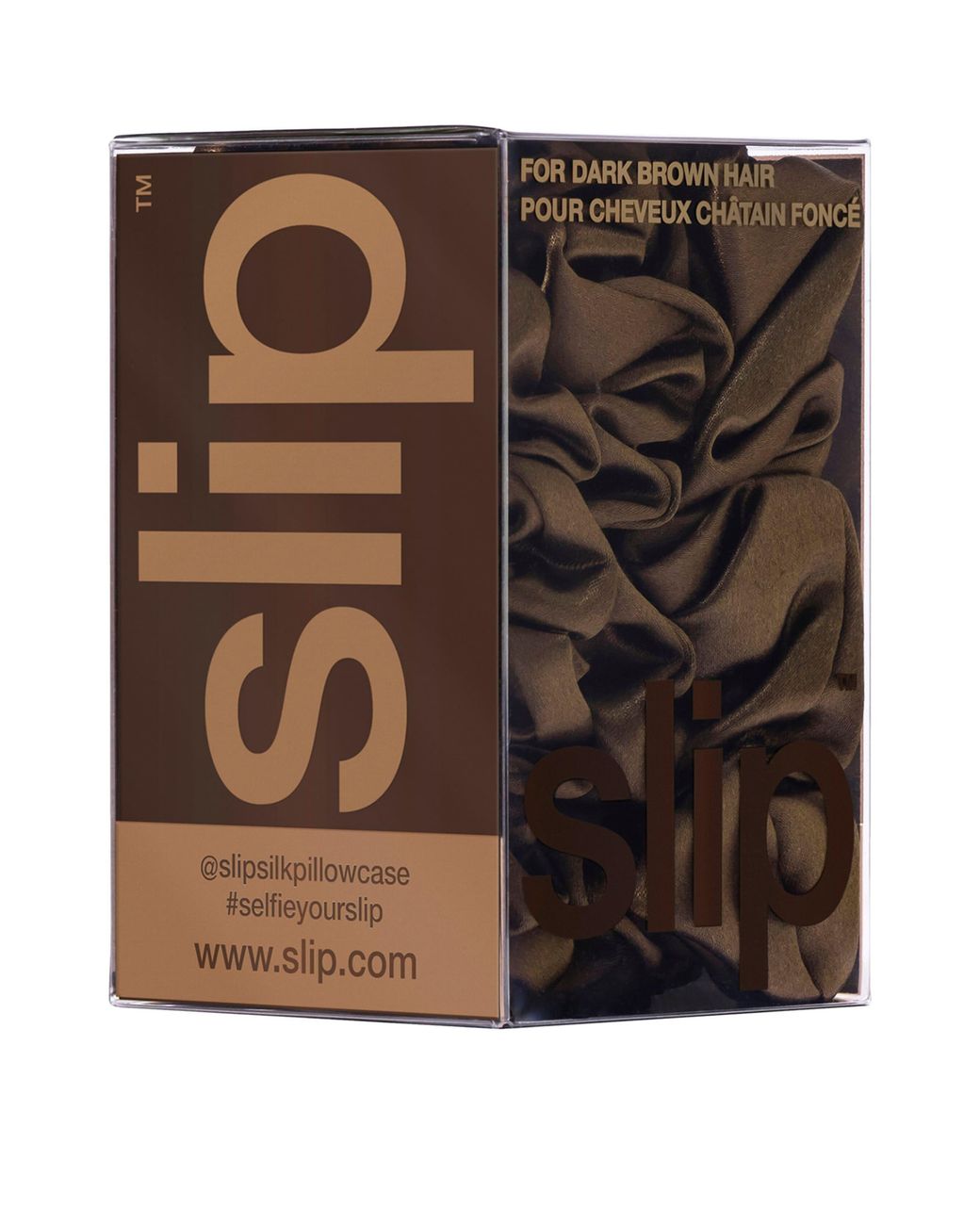 Slip Brown Silk Back To Basics Scrunchies