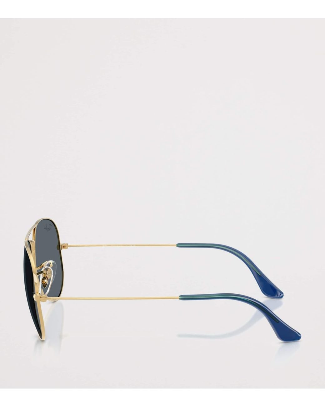 Ray-Ban Gray Metal Original Aviator Sunglasses