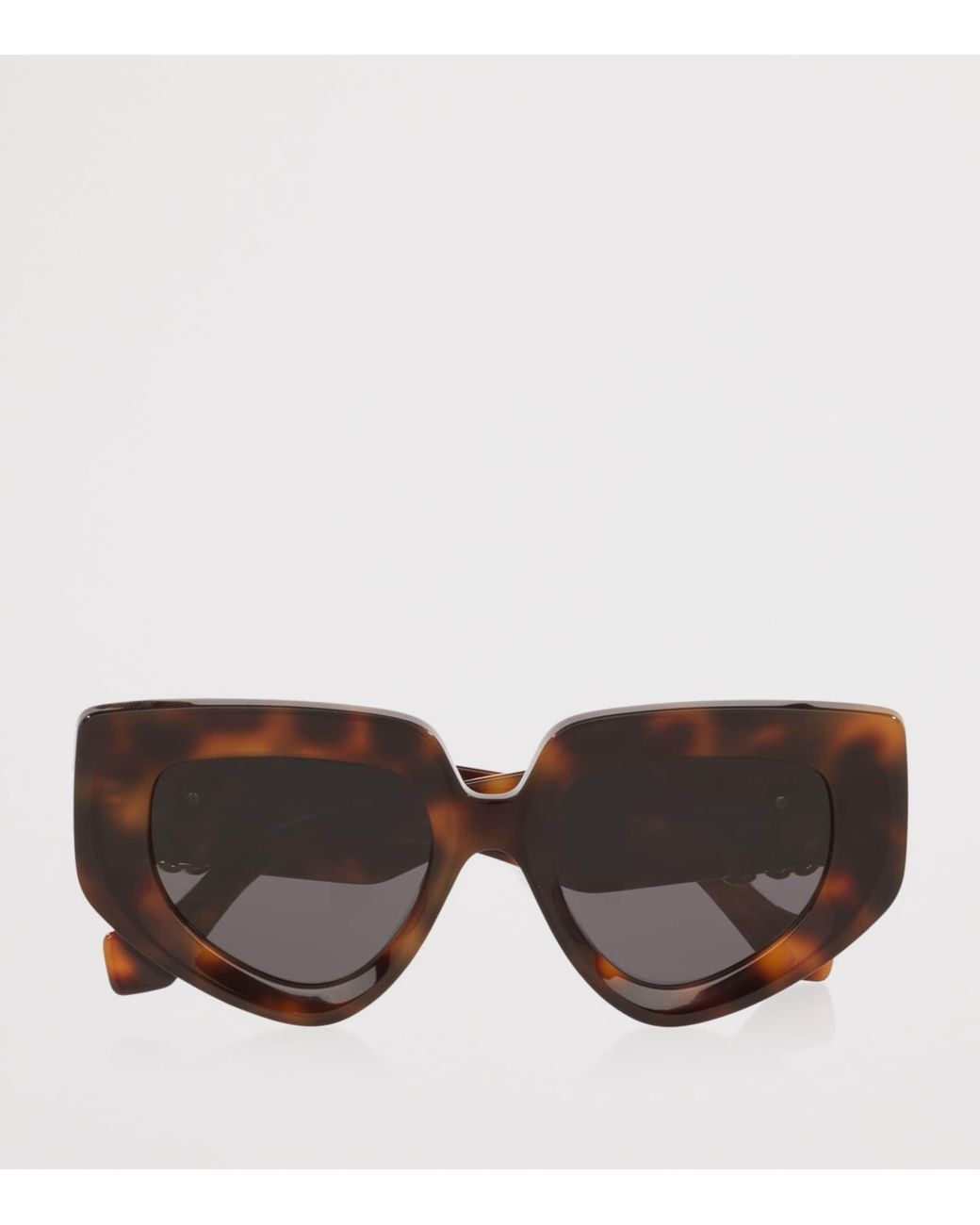 Loewe Brown Anagram Diamond Sunglasses