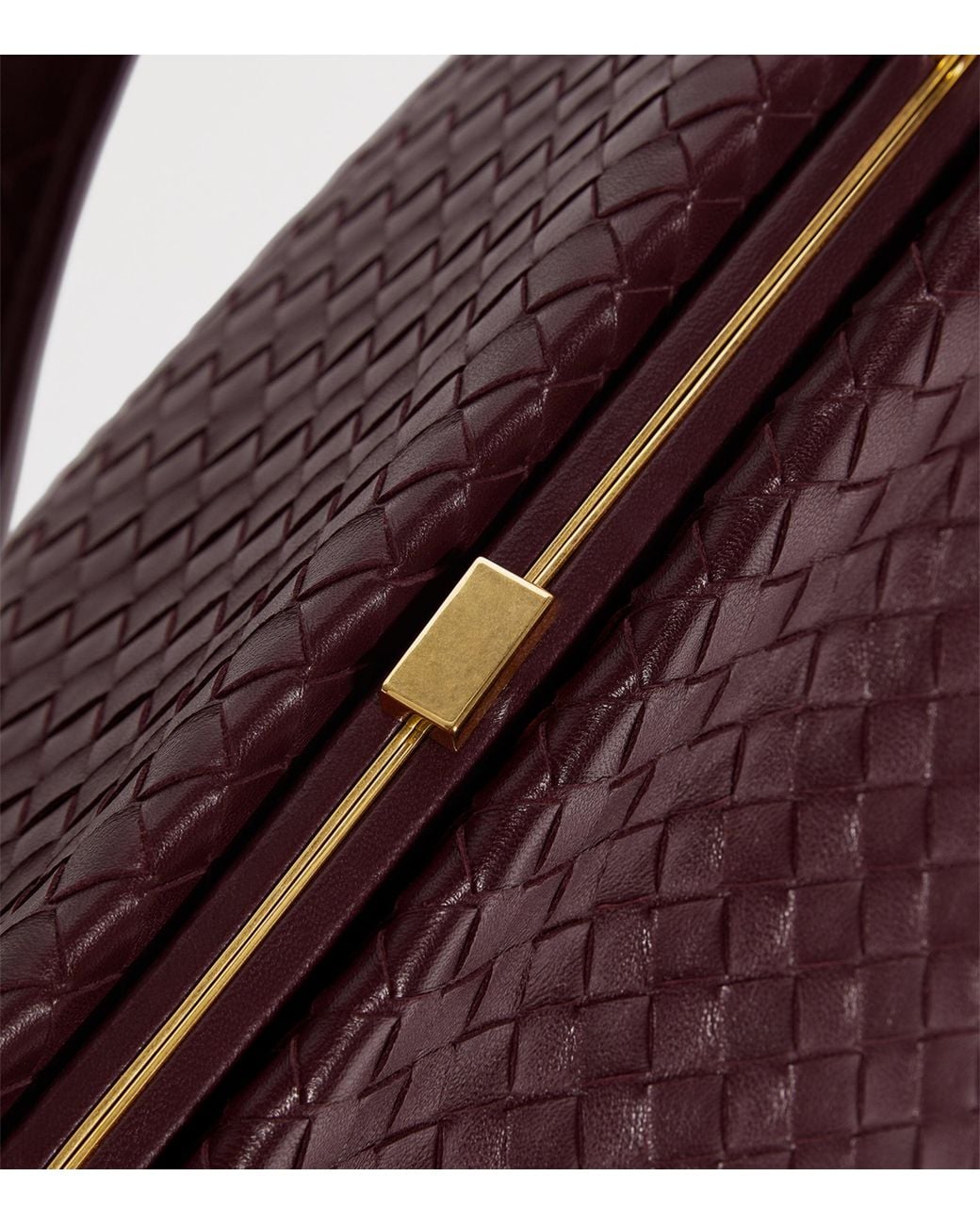 Bottega Veneta Purple Leather The 1998 Top-Handle Bag