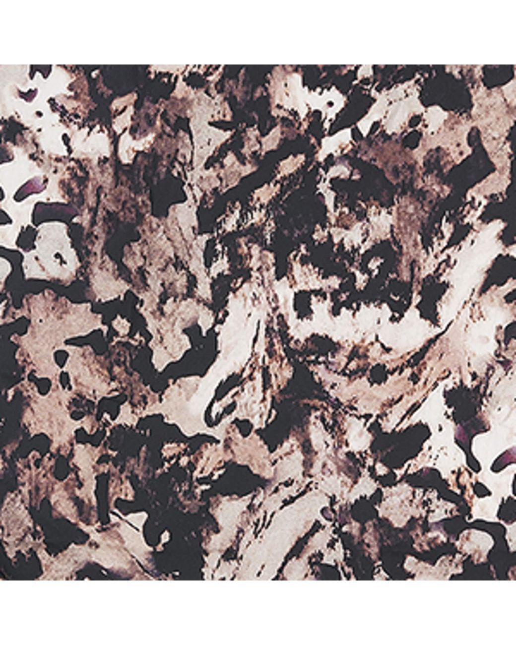 Agnona Black Silk Printed Scarf
