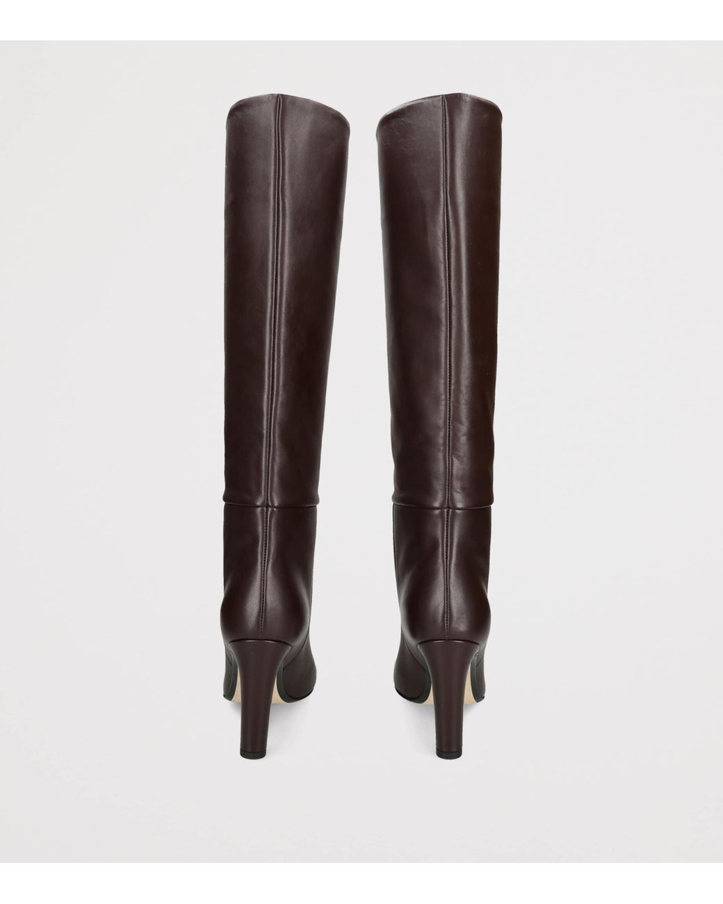 ALEVI Brown Leather Auryn Knee-High Boots 95