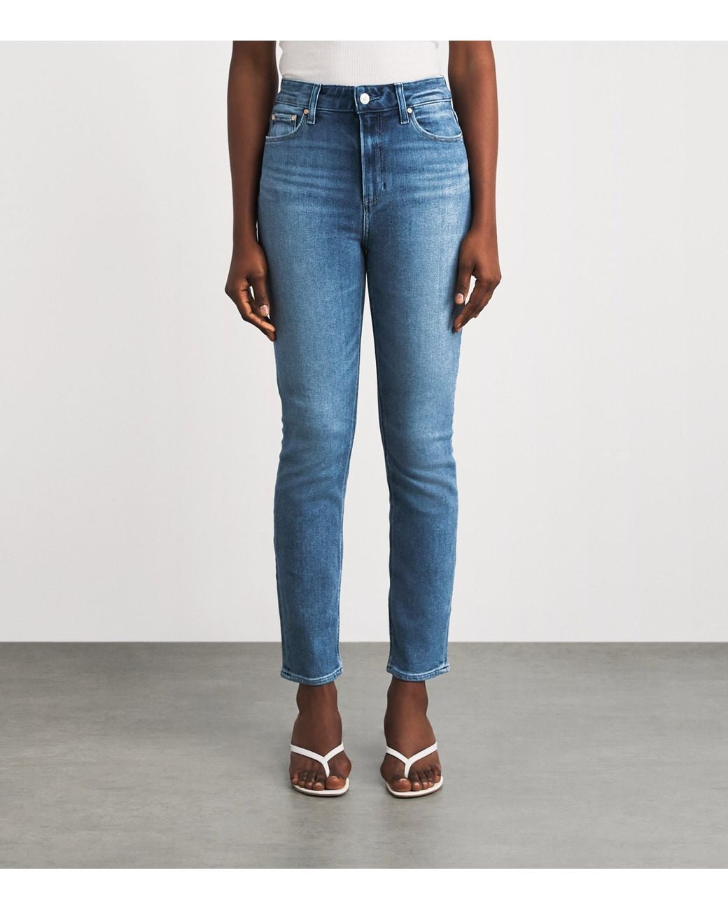 PAIGE Blue Gemma Skinny Jeans