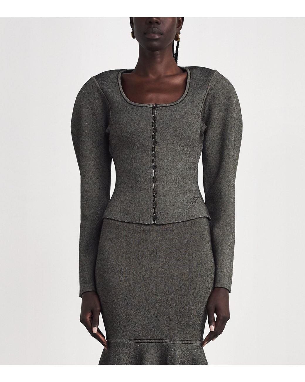 Jacquemus Gray Sera Cardigan