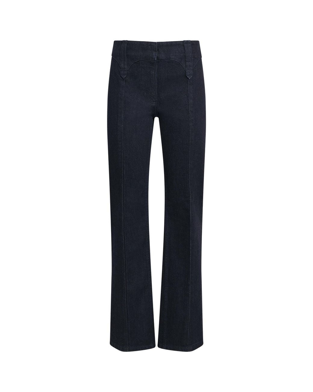 Tory Burch Blue Mid-Rise Slim Jeans