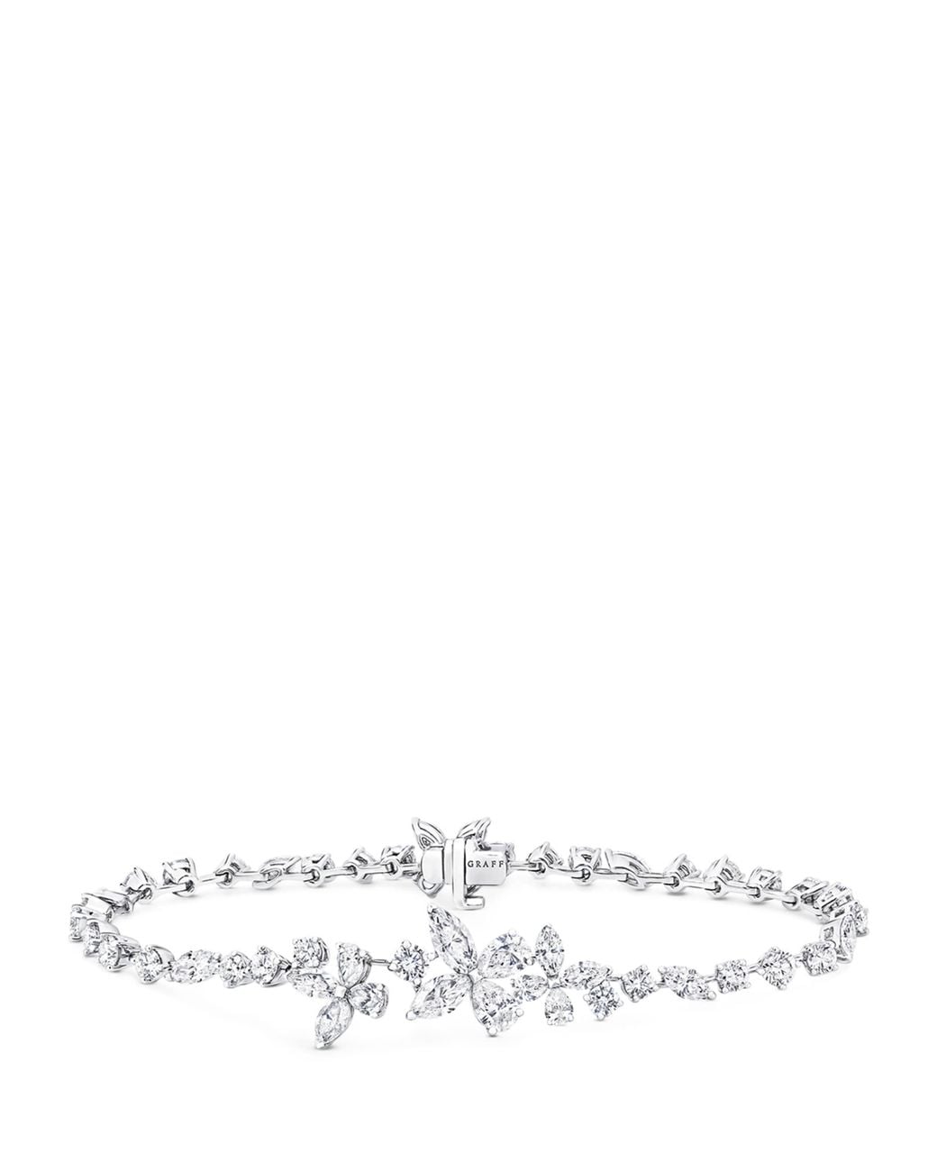 Graff White And Diamond Butterfly Bracelet