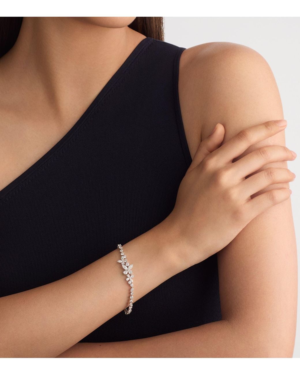 Graff White And Diamond Butterfly Bracelet