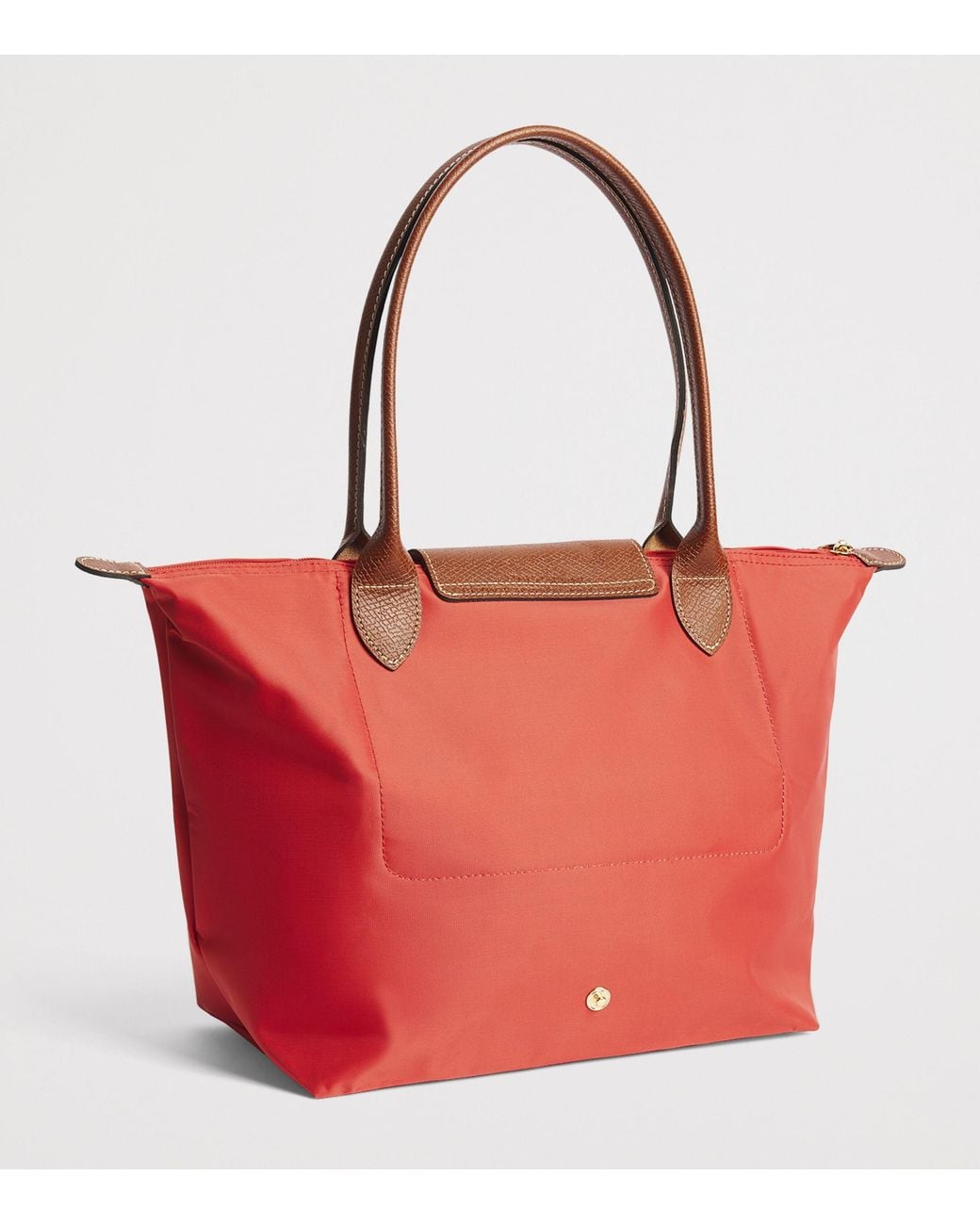 Longchamp Red Medium Le Pliage Original Handbag