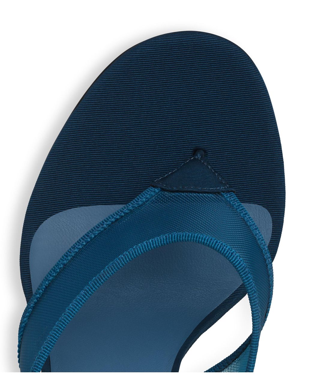 Alaïa Blue Mesh Thong Mules 90
