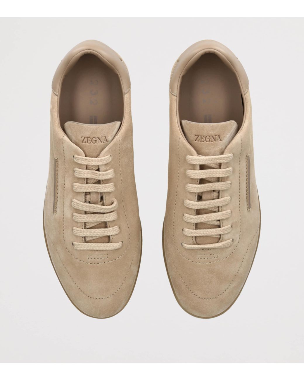 Zegna Natural Suede 232 Sneakers for men