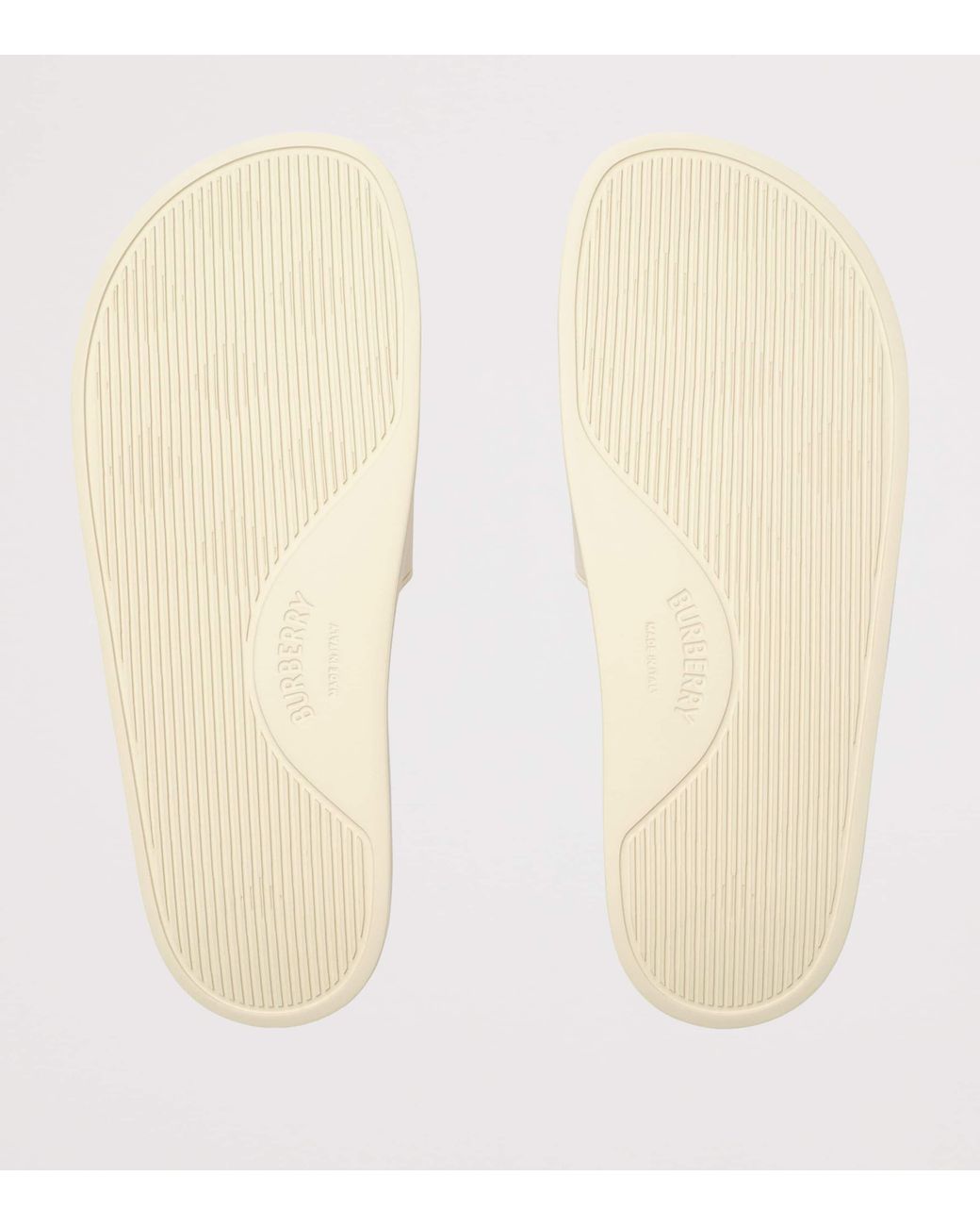 Burberry Natural Logo Slides