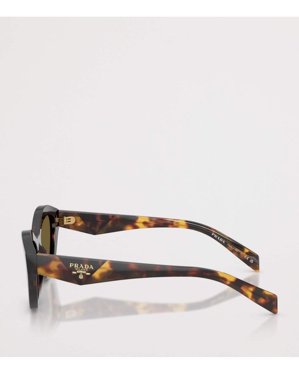 Prada Green Tortoiseshell Butterfly Sunglasses