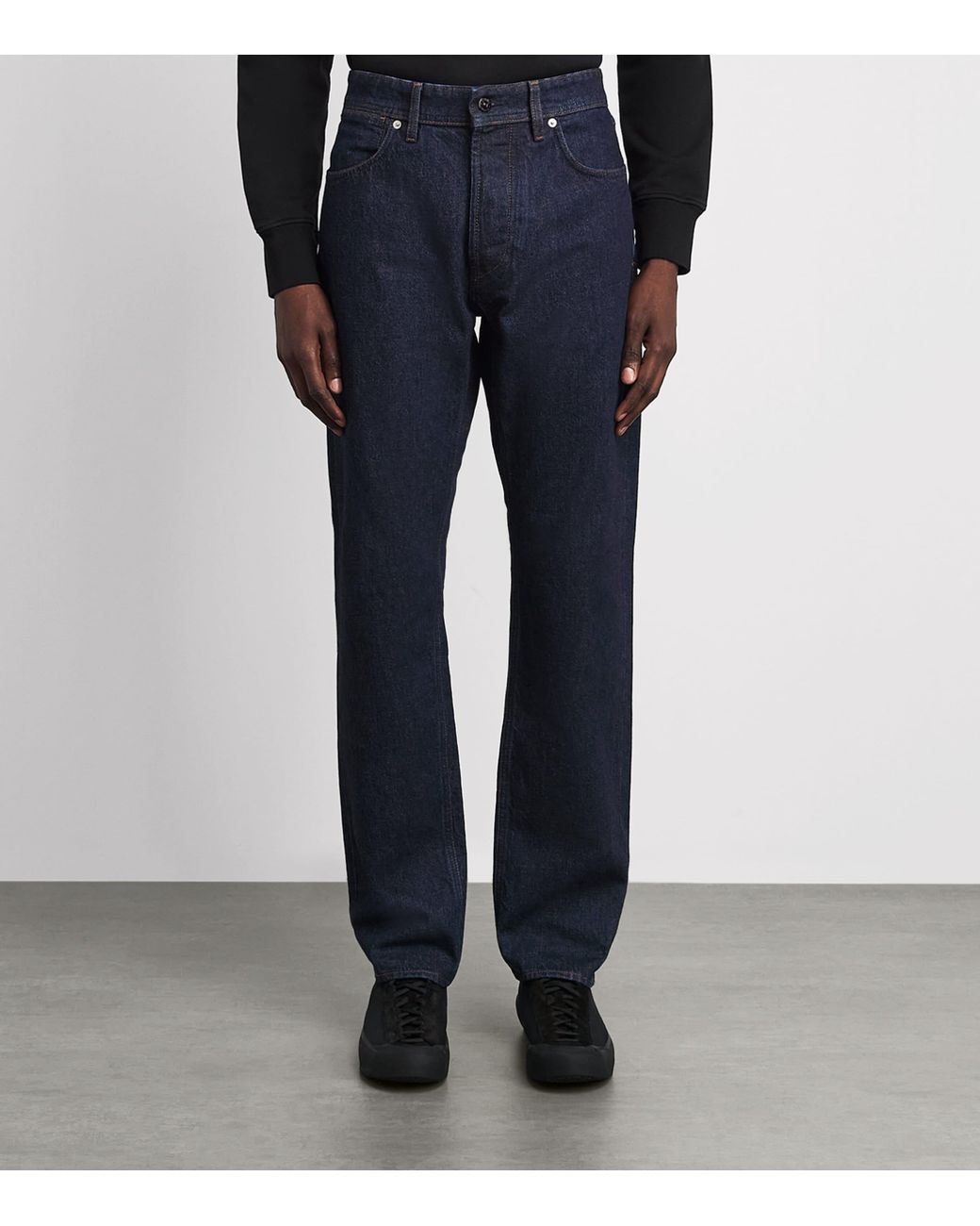 Stone Island Blue Straight Jeans for men