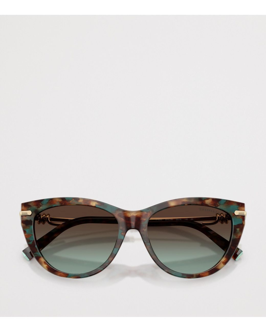 Tiffany & Co Brown Acetate Cat Eye Tf4253 Sunglasses