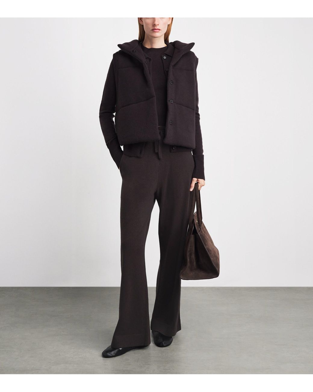 LeKasha Black Cashmere Surial Trousers