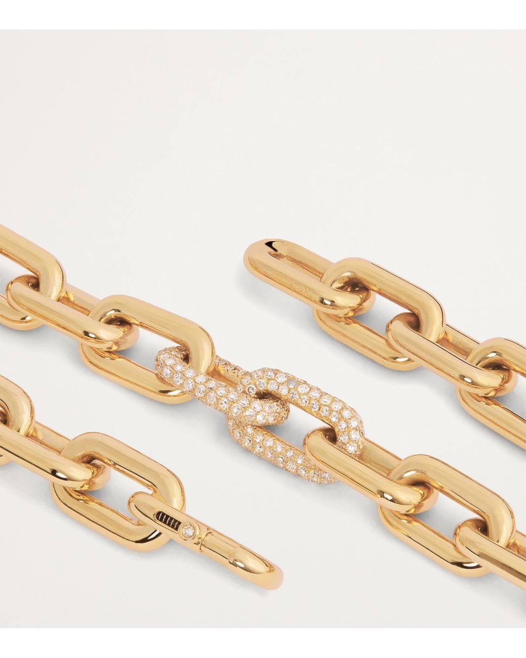 SHAY Metallic And Diamond Double Cable-Link Necklace