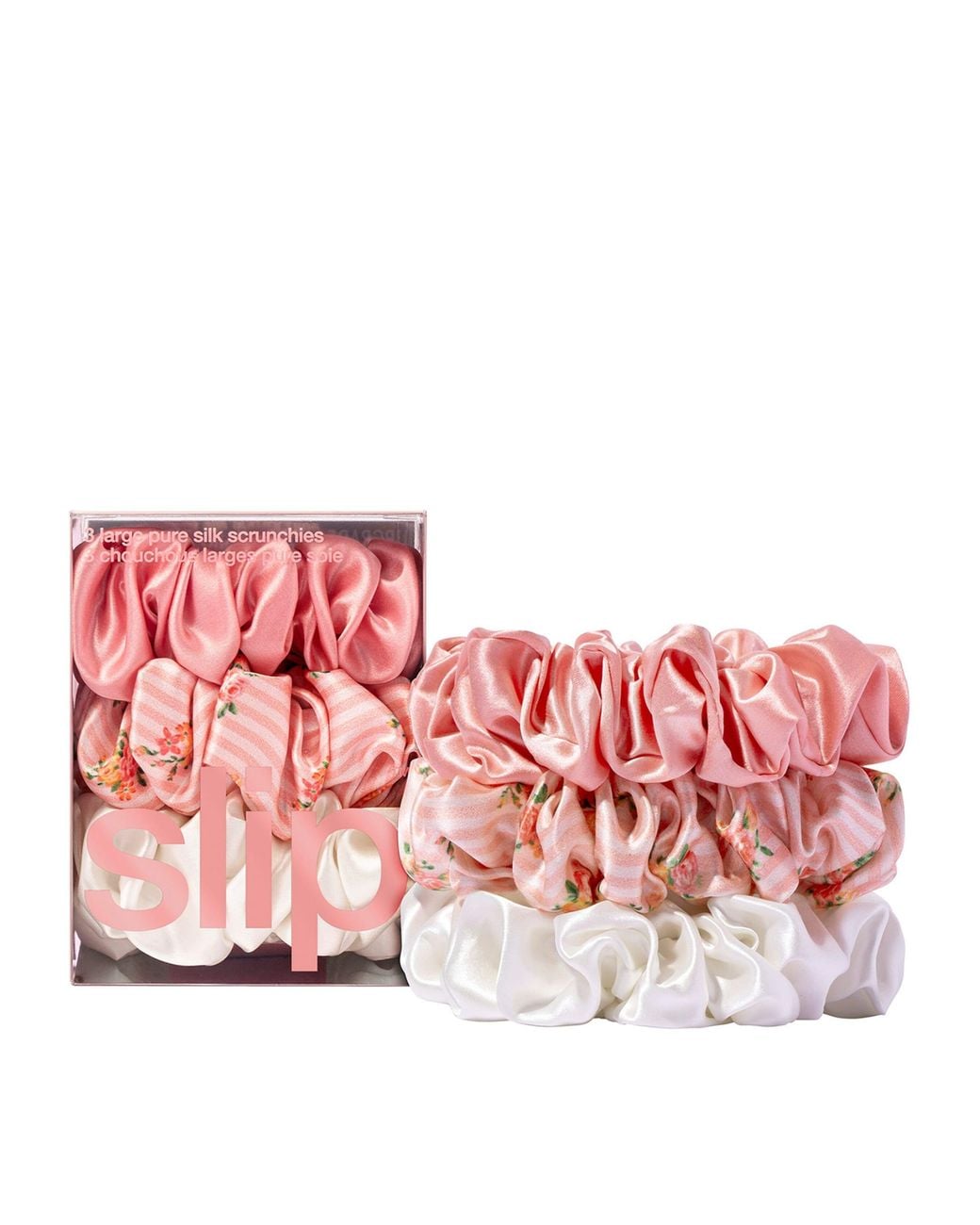 Slip Pink Pure Silk Scrunchies