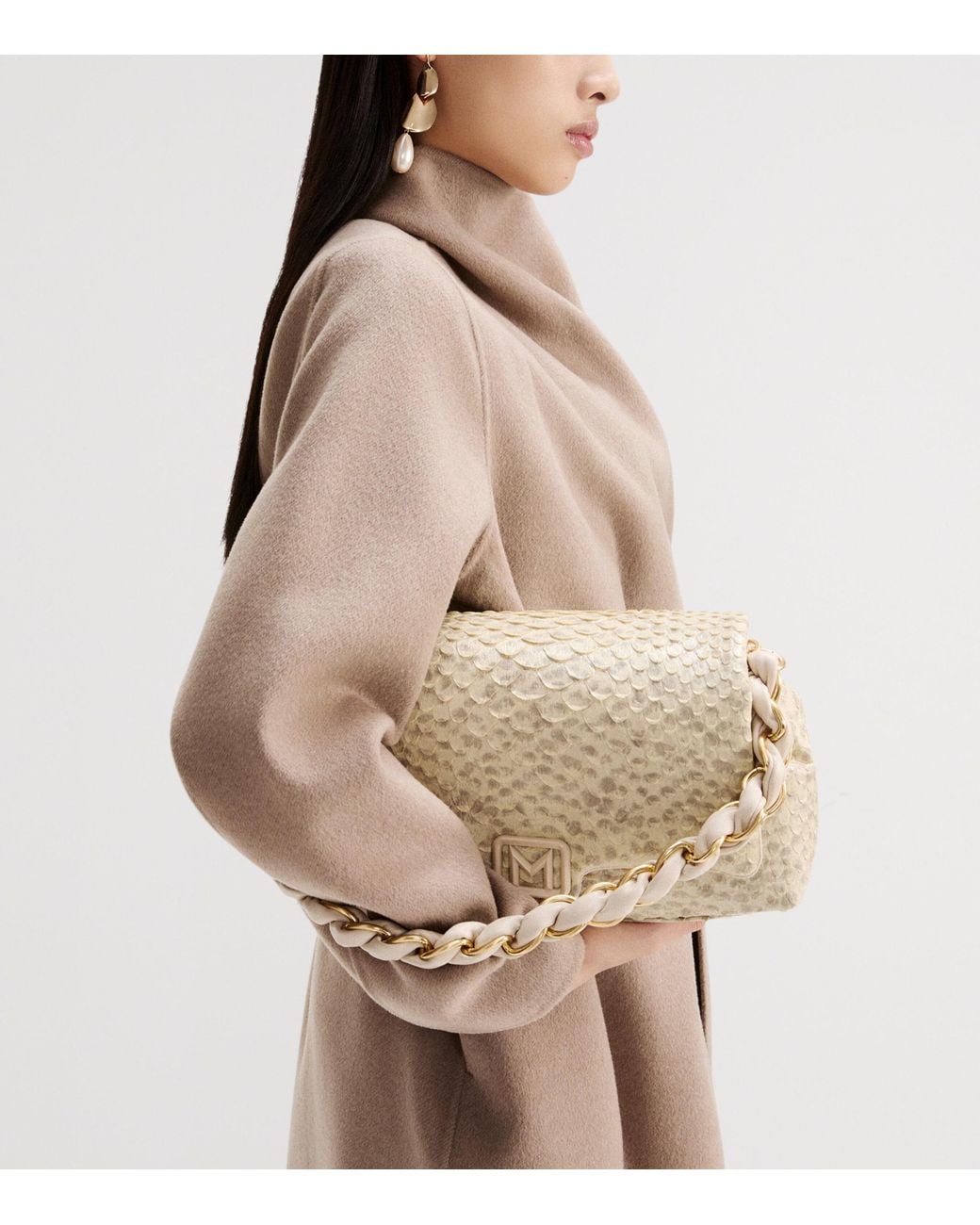 Marella Natural Large Le Muse Clutch Bag