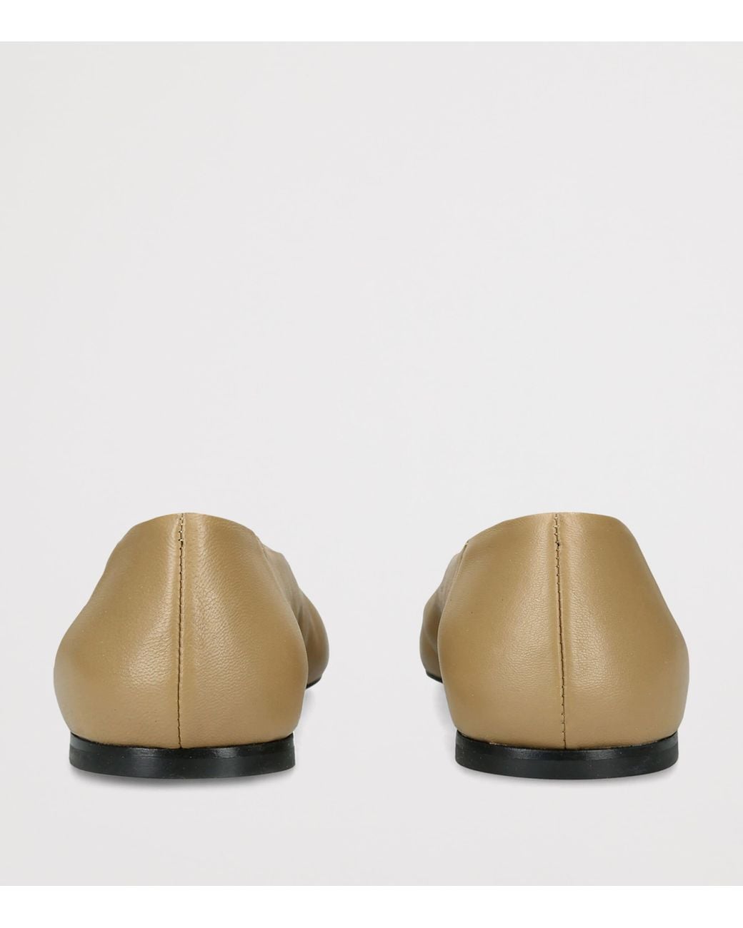 Totême Natural Leather Slip Ballet Flats
