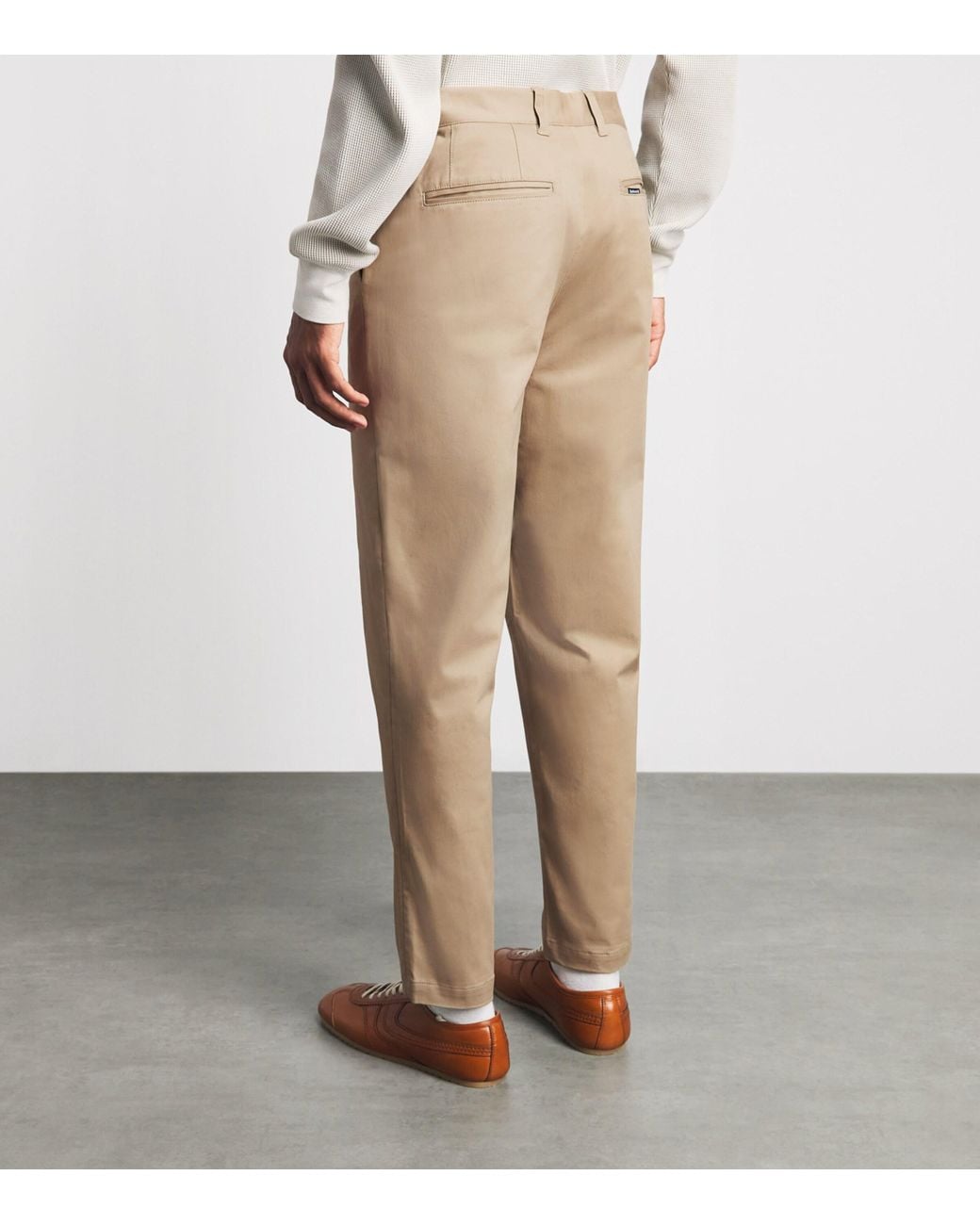 Barbour Natural Stretch-Cotton Sateen Tapered Chinos for men