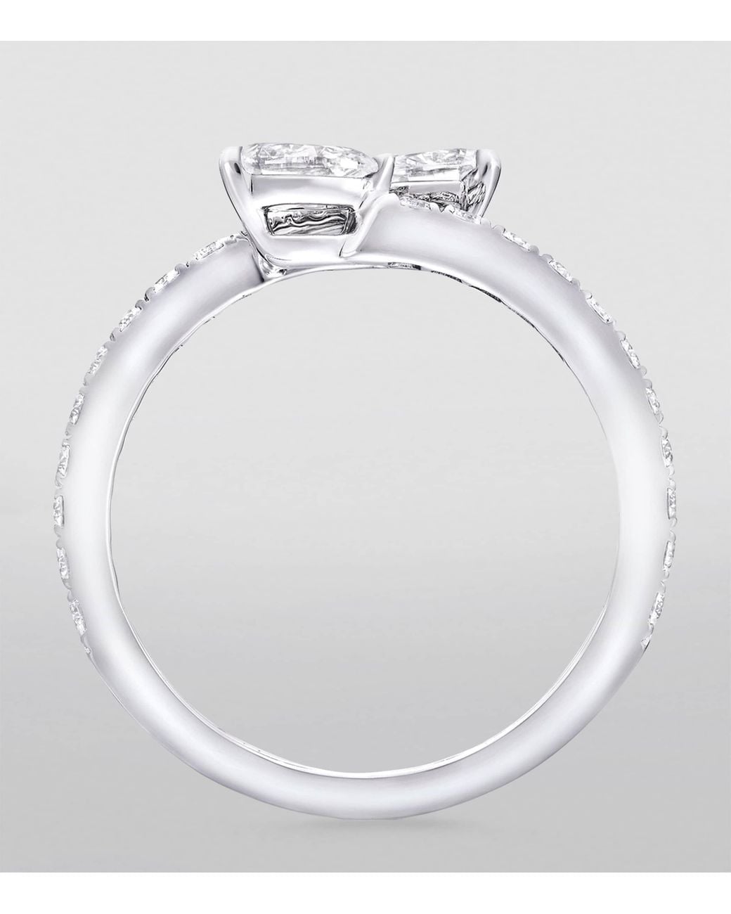 Graff White And Diamond Duet Ring
