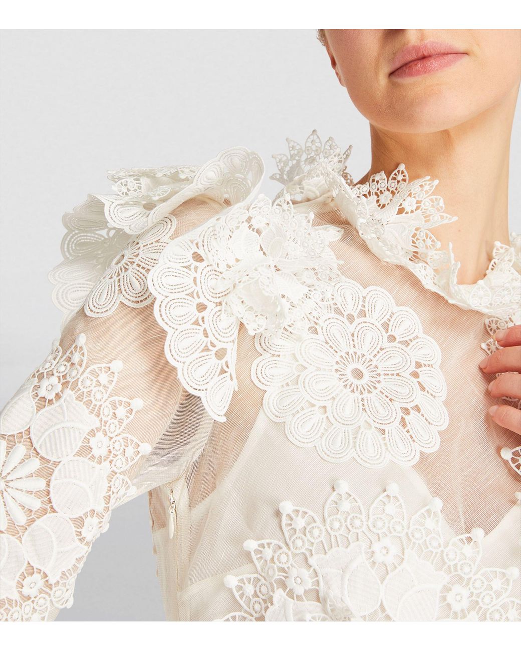 hem lace dress | ANDRESD