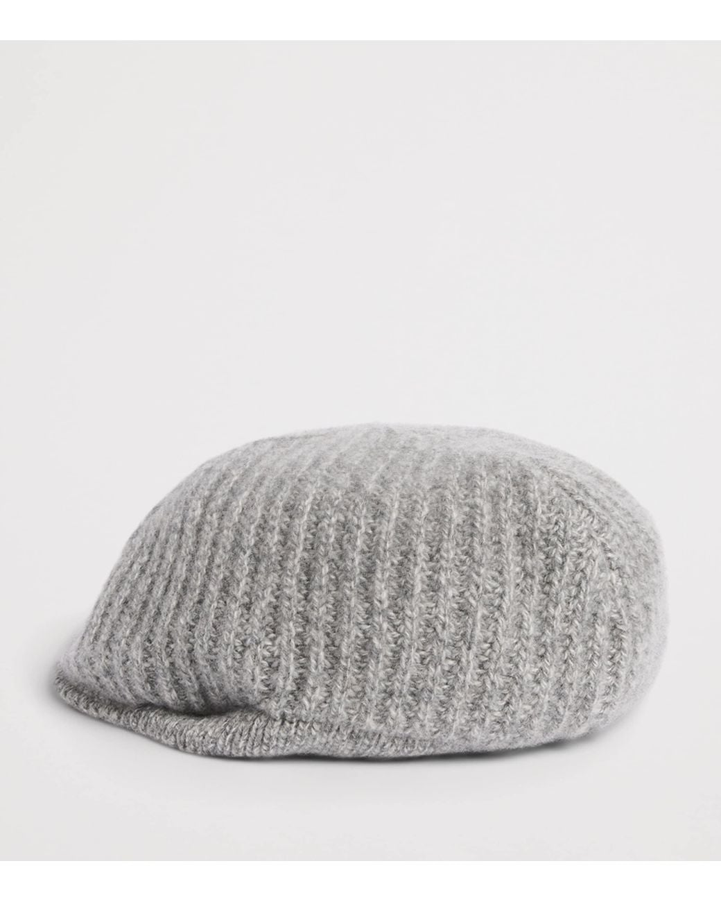 Borsalino Gray Eco Cashmere Paolino Flat Cap for men
