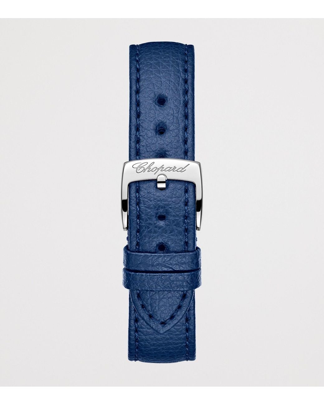 Chopard Blue Stainless Steel And Diamond Happy Sport Watch