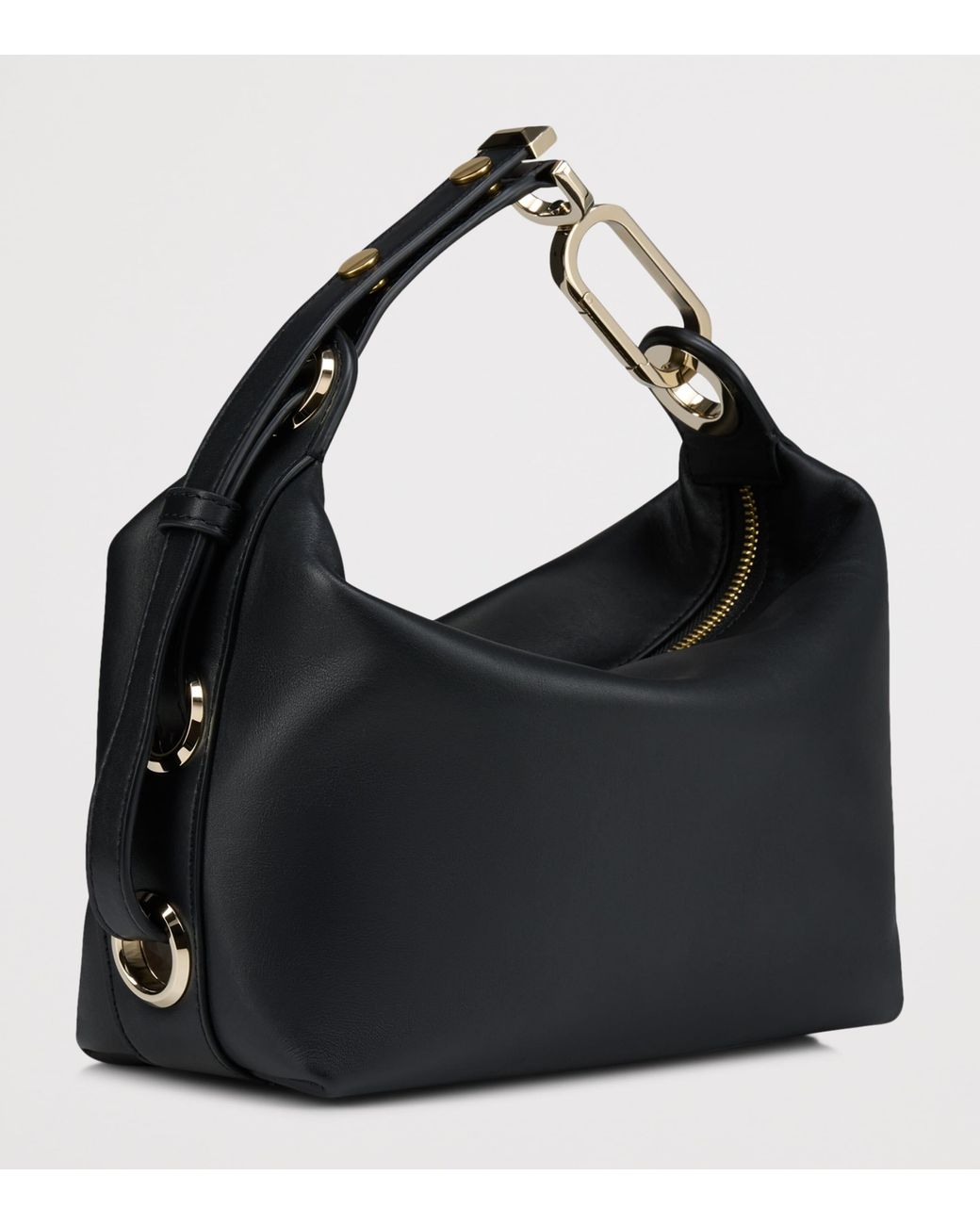 Christian Louboutin Black Flo Leather Pouch Bag