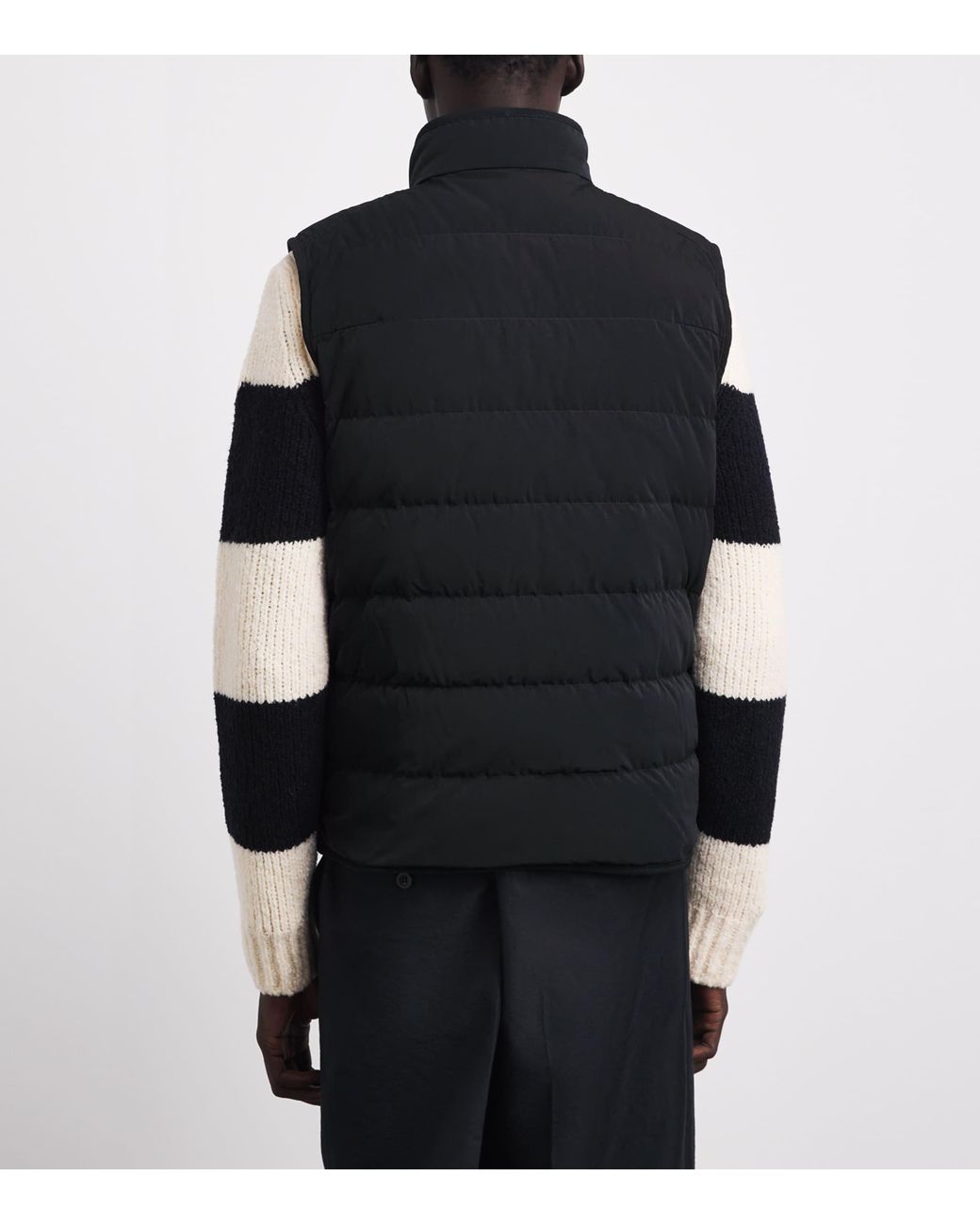 Moncler Black Down-Padded Lenevra Gilet for men