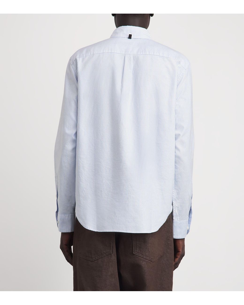 Rag & Bone White Cotton Stripe Shirt for men