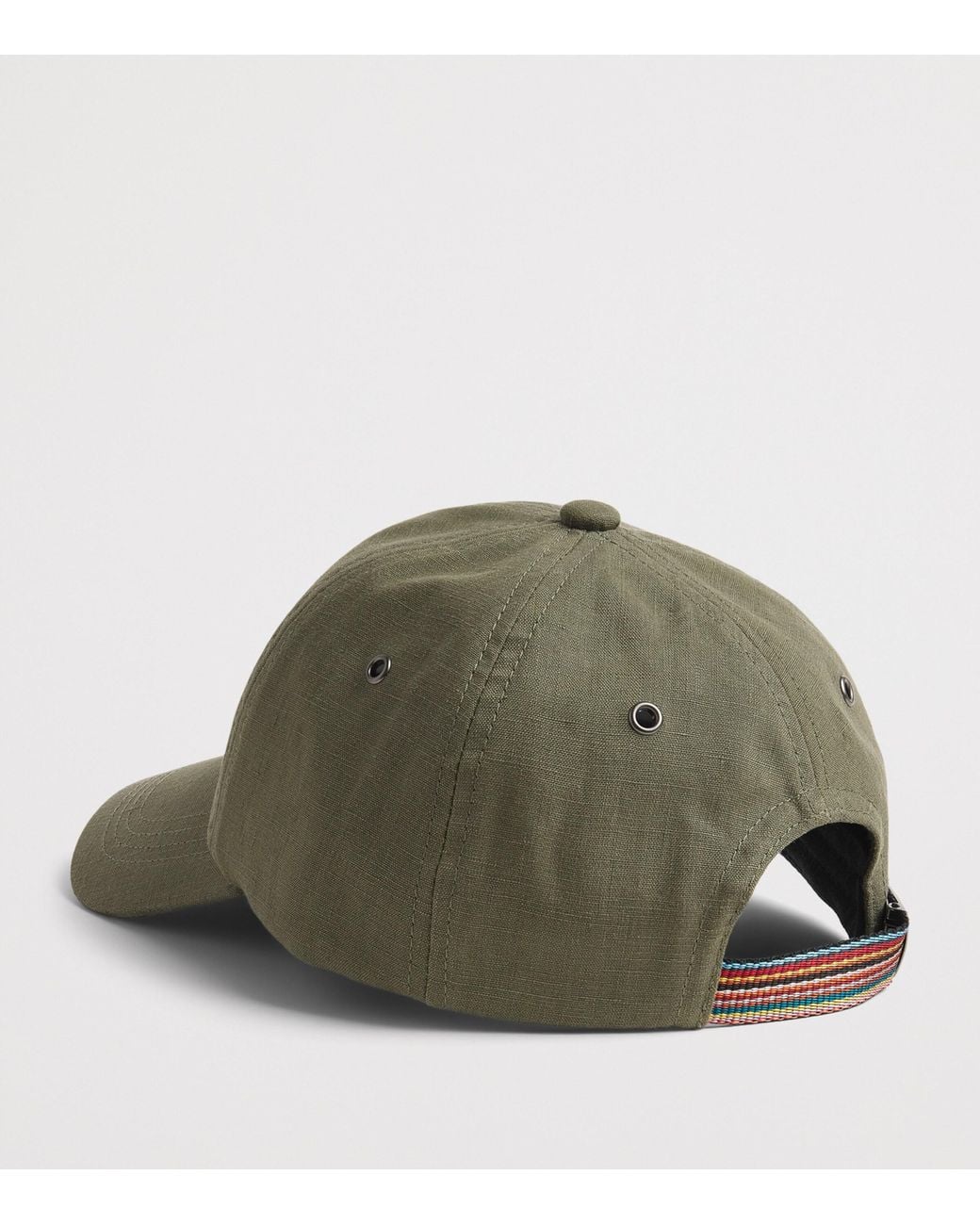 Paul Smith Green Linen Cap for men