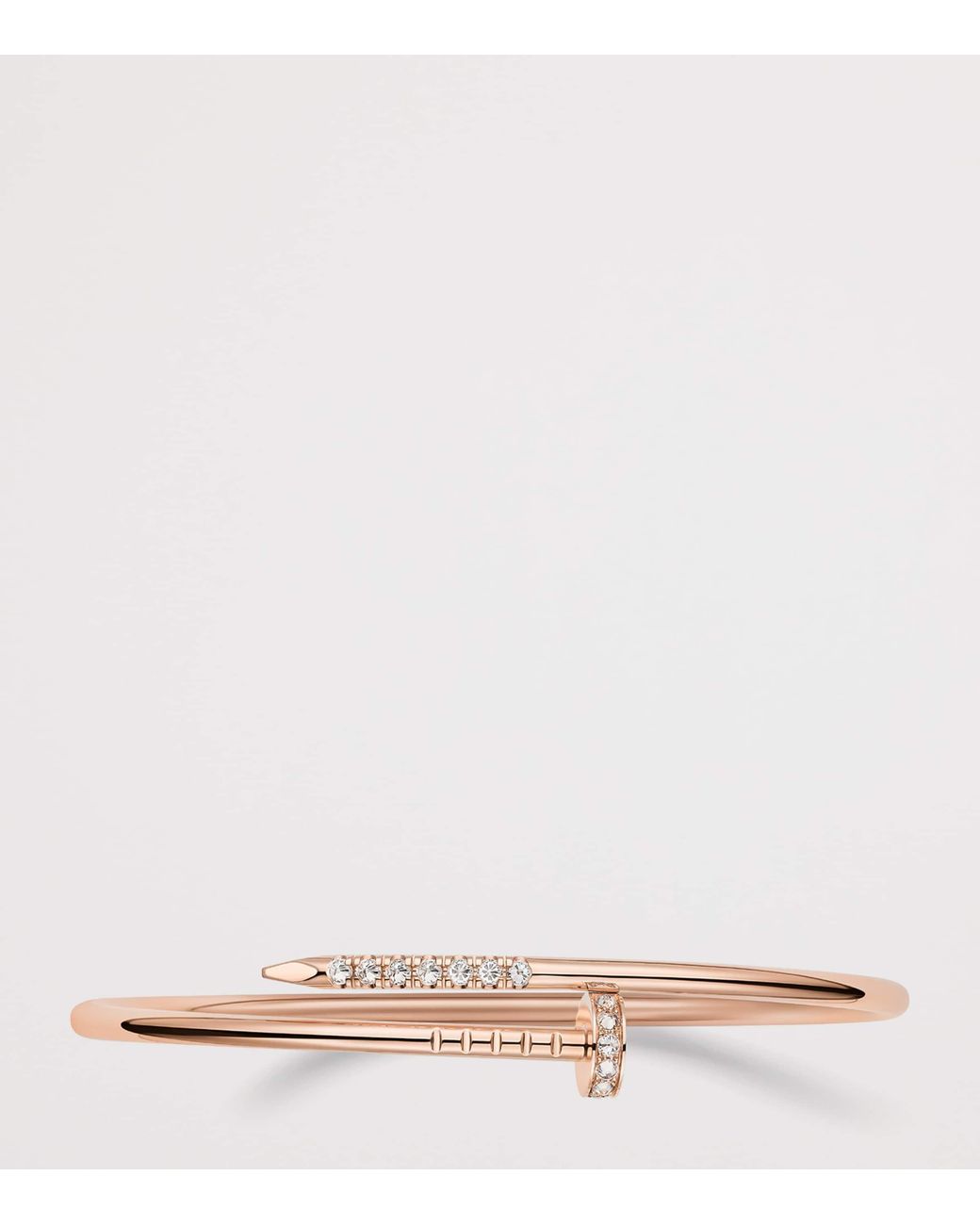 Cartier White Small And Diamond Juste Un Clou Bracelet