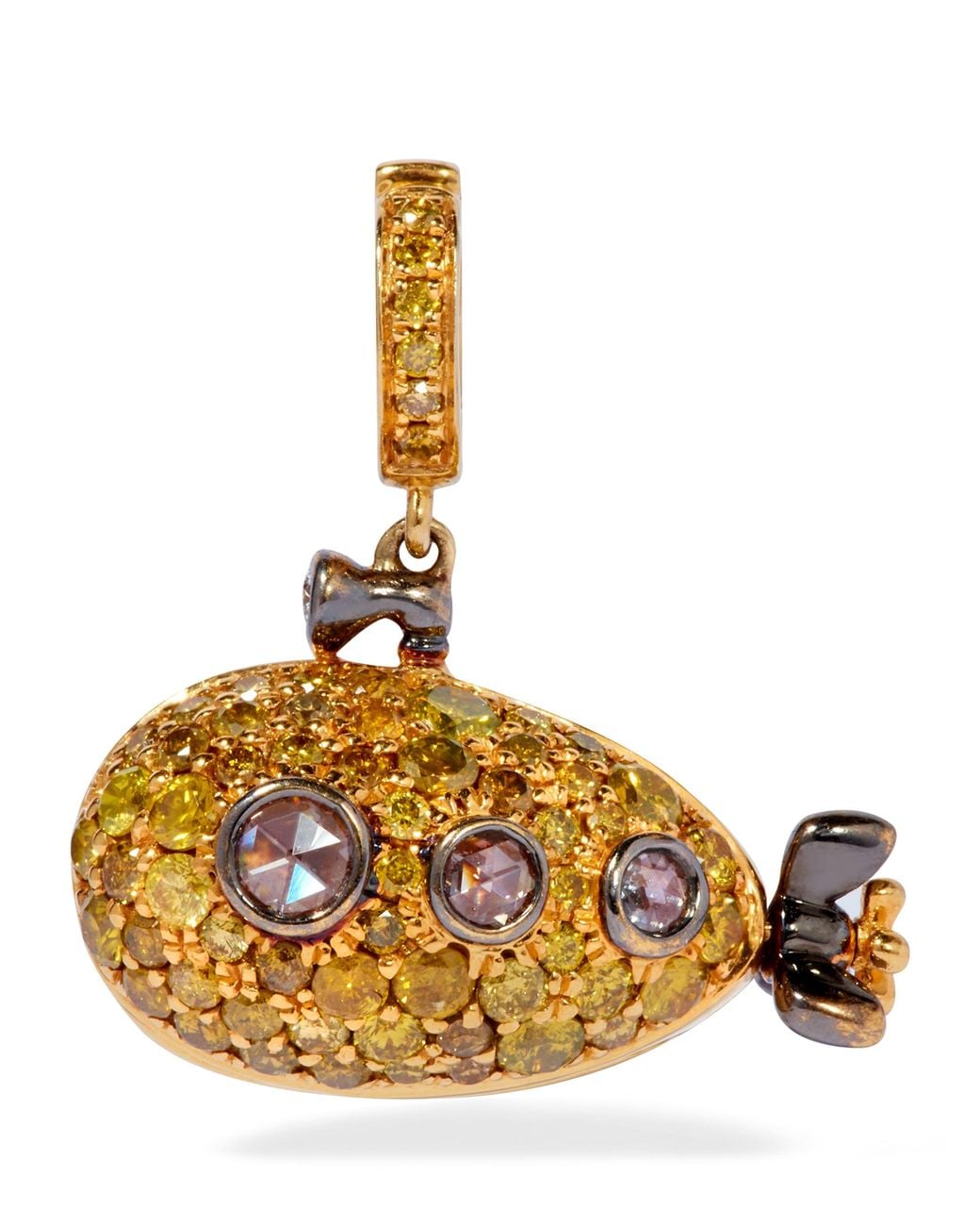 Annoushka Metallic And Diamond Submarine Charm Pendant